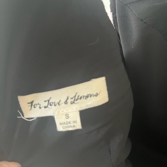 FOR LOVE & LEMONS black mini dress - Picture 3 of 3